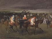 Edgar Degas At the races The Start painting